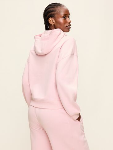 Old Navy Dynamic Fleece Half-Zip Hoodie Sweatshirt - Fairytale Rose in Kuwait