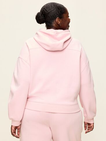 Old Navy Dynamic Fleece Half-Zip Hoodie Sweatshirt - Fairytale Rose in Kuwait