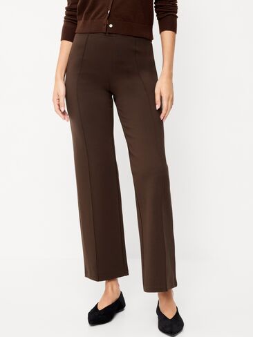 Old Navy Extra High-Waisted Stevie Straight Pants - Earthen in Kuwait