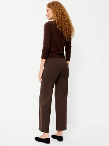 Old Navy Extra High-Waisted Stevie Straight Pants - Earthen in Kuwait