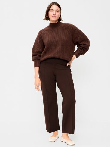 Old Navy Extra High-Waisted Stevie Straight Pants - Earthen in Kuwait