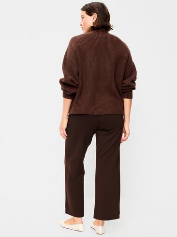 Old Navy Extra High-Waisted Stevie Straight Pants - Earthen in Kuwait