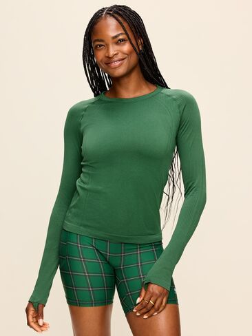Old Navy Fluid Seamless Fitted Top - Field Of Greens in Kuwait