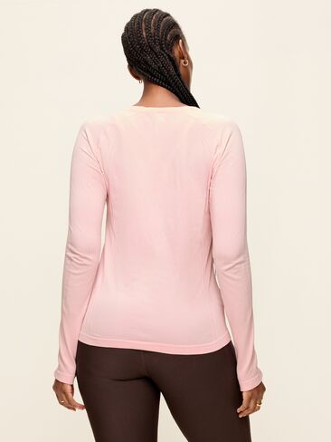 Old Navy Fluid Seamless Fitted Top - Fairytale Rose in Kuwait