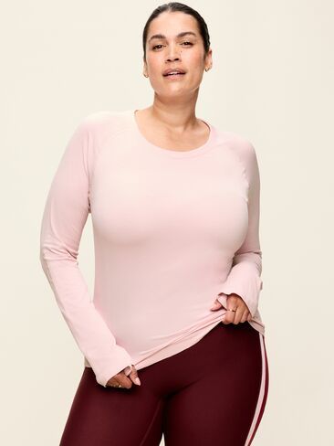 Old Navy Fluid Seamless Fitted Top - Fairytale Rose in Kuwait