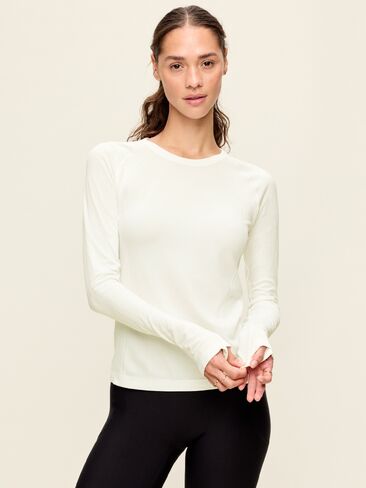 Old Navy Fluid Seamless Fitted Top - Magnolia in Kuwait