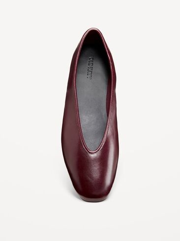 Old Navy V-Cut Ballet Flats - Autumn Burgundy in Kuwait