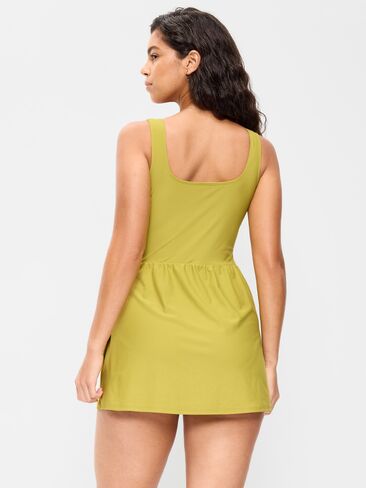 Old Navy Matte Side-Tie Swim Dress - Lacewing in Kuwait