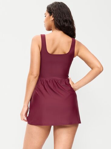 Old Navy Matte Side-Tie Swim Dress - Reddy Or Not in Kuwait