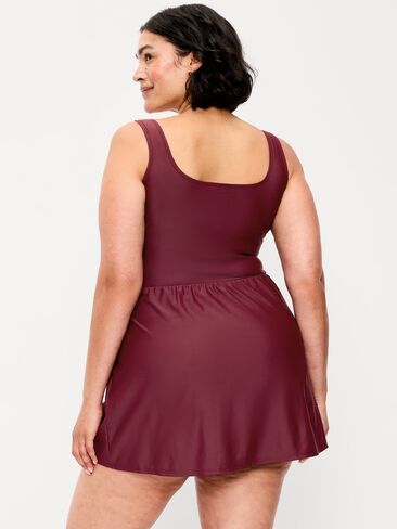 Old Navy Matte Side-Tie Swim Dress - Reddy Or Not in Kuwait