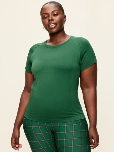 Old Navy Fluid Seamless Fitted T-Shirt - Field Of Greens in Kuwait