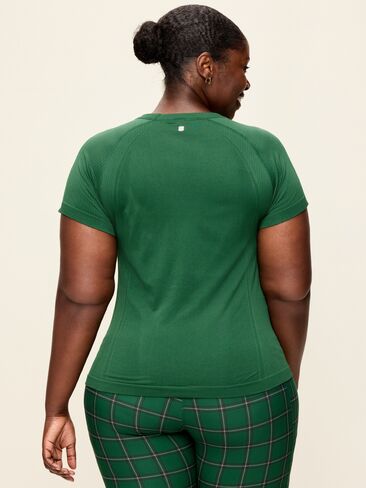 Old Navy Fluid Seamless Fitted T-Shirt - Field Of Greens in Kuwait