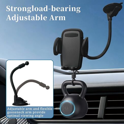 Car Phone Holder for Windshield, Suction Cup Phone Mount in Kuwait