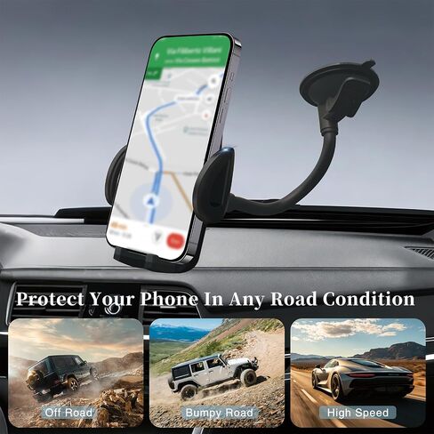 Car Phone Holder for Windshield, Suction Cup Phone Mount in Kuwait