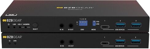 4K UHD HDMI/USB-C KVM 3.0 Extender/Switcher with USB 3.0/Ethernet/RS-232/POE in Kuwait