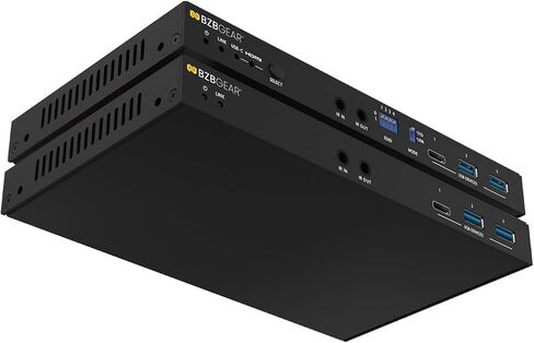 4K UHD HDMI/USB-C KVM 3.0 Extender/Switcher with USB 3.0/Ethernet/RS-232/POE in Kuwait
