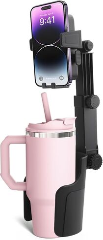 2026 New Cup Holder Phone Holder,Extendable Cup Holders Phone Mount with 360° Rotation Adjustment,Universal Cell Phones Holders Car CupHolder Fit for 4.7-7 inches Phones in Kuwait