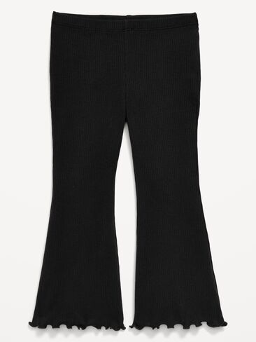 Old Navy Ribbed Flare Leggings for Toddler Girls - Black Jack in Saudi Arabia