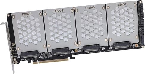 Pissente U.2 NVMe to PCIe 4.0 X8 Adapter, SFF8639 2.5in in Saudi Arabia