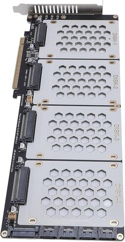 Pissente U.2 NVMe to PCIe 4.0 X8 Adapter, SFF8639 2.5in in Saudi Arabia