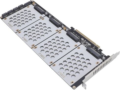 Pissente U.2 NVMe to PCIe 4.0 X8 Adapter, SFF8639 2.5in in Saudi Arabia