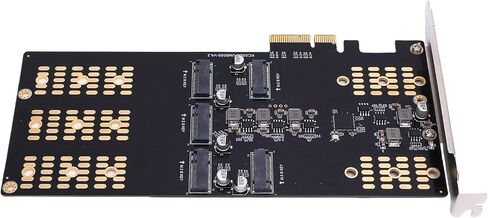 Pissente M.2 PCIe to SSD Adapter, 5 Slot Expansion Card in Saudi Arabia