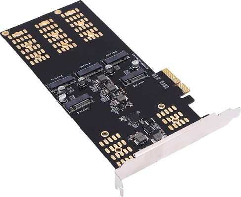 Pissente M.2 PCIe to SSD Adapter, 5 Slot Expansion Card in Saudi Arabia
