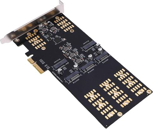 Pissente M.2 PCIe to SSD Adapter, 5 Slot Expansion Card in Saudi Arabia