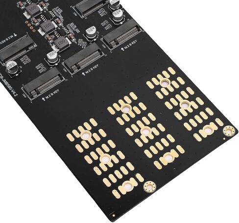 Pissente M.2 PCIe to SSD Adapter, 5 Slot Expansion Card in Saudi Arabia