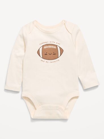 Old Navy Long-Sleeve Graphic Bodysuit for Baby - Creme De La Creme in Kuwait
