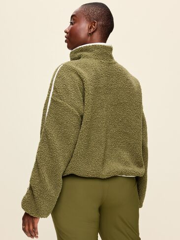 Old Navy Loose Sherpa Quarter-Zip Pullover - Hearthwood in Kuwait