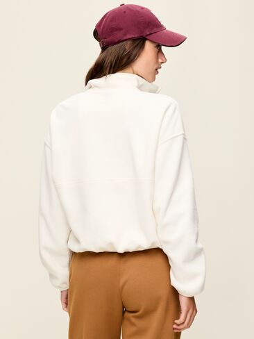 Old Navy Oversized Half-Zip Performance Fleece Pullover - Sea Salt in Kuwait