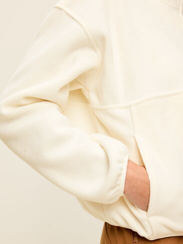 Old Navy Oversized Half-Zip Performance Fleece Pullover - Sea Salt in Kuwait