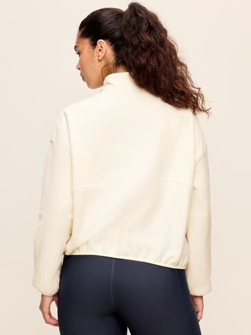 Old Navy Oversized Half-Zip Performance Fleece Pullover - Sea Salt in Kuwait
