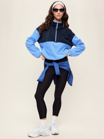 Old Navy Oversized Half-Zip Performance Fleece Pullover - In the Navy in Kuwait