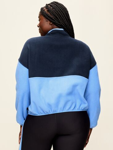 Old Navy Oversized Half-Zip Performance Fleece Pullover - In the Navy in Kuwait