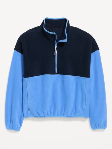 Old Navy Oversized Half-Zip Performance Fleece Pullover - In the Navy in Kuwait
