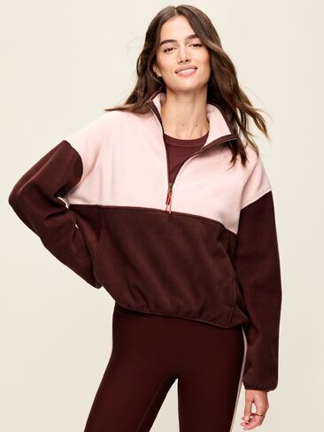 Old Navy Oversized Half-Zip Performance Fleece Pullover - Grand Canyon in Kuwait