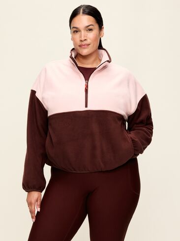 Old Navy Oversized Half-Zip Performance Fleece Pullover - Grand Canyon in Kuwait