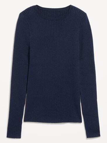 Old Navy SoSoft Lite Crew-Neck Long-Sleeve Ribbed Top - In the Navy in Kuwait