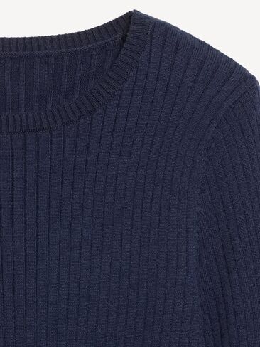 Old Navy SoSoft Lite Crew-Neck Long-Sleeve Ribbed Top - In the Navy in Kuwait