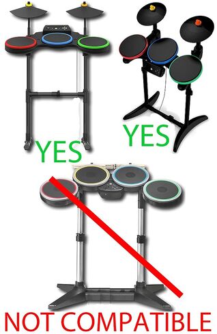 DRUM FOOT PEDAL Compatible with Guitar Hero Wii XBox 360 PS3 PS2 Band World Tour 4 5 Bass in Kuwait