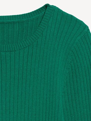 Old Navy SoSoft Lite Crew-Neck Long-Sleeve Ribbed Top - Rainforest Jewel in Kuwait