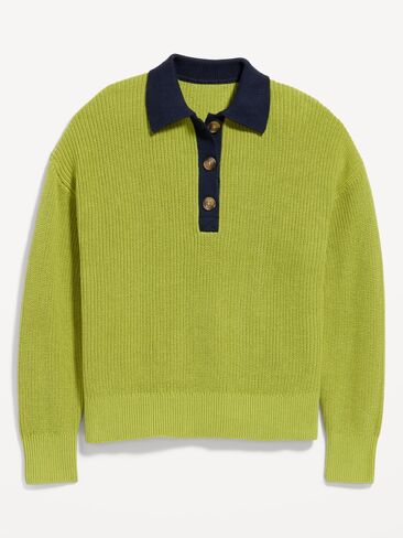 Old Navy Seaside Cotton Rugby Polo - Wasabi in Kuwait