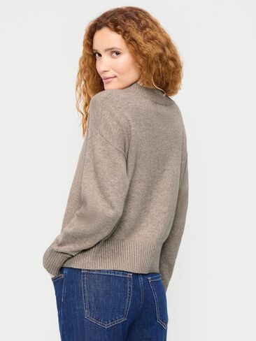 Old Navy SoSoft V-Neck Sweater - Mushroom in Kuwait