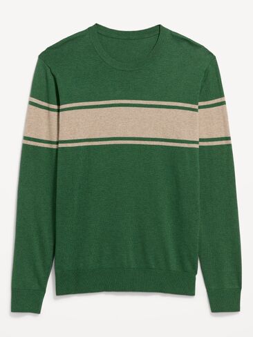 Old Navy Crew-Neck Sweater - Green Stripe in Kuwait