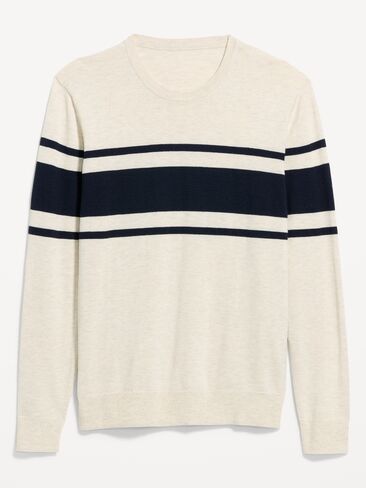 Old Navy Crew-Neck Sweater - White Heather in Kuwait