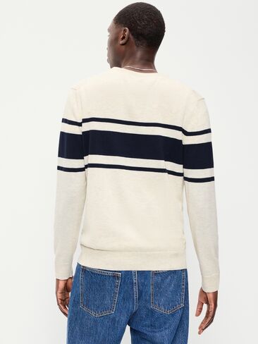 Old Navy Crew-Neck Sweater - White Heather in Kuwait