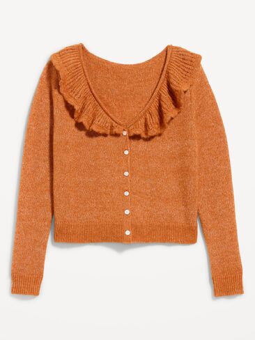 Old Navy Ruffle-Collar Pointelle Cardigan - Spice of Life in Kuwait