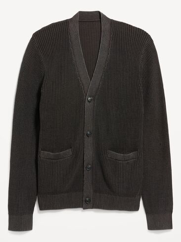 Old Navy Washed Cardigan Sweater - Black Jack in Kuwait